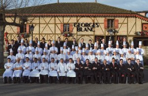 Equipe de cuisiniers de Georges Blanc Sabores de Carmen